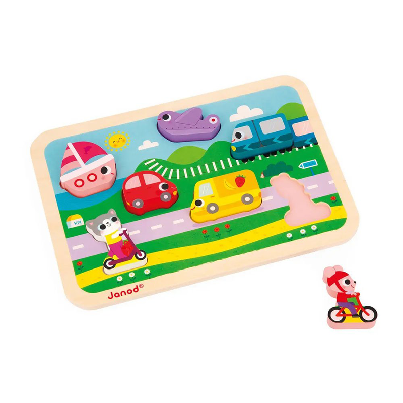 Chunky puzzle vehicles 7pcs, , medium image number null