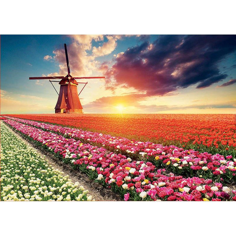 Educa 1500 tulips landscape puzzle, , medium-null