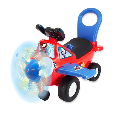 Kiddieland spidey lights 'n' sounds activity plane - 12m+