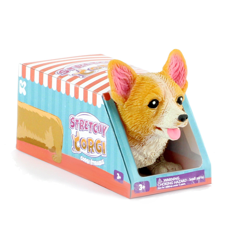 Keycraft squidgy corgi fidget toy, , medium-null