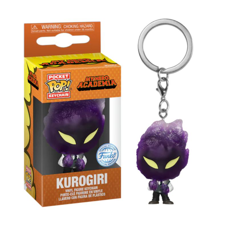 Funko pocket pop! My hero academia - kurogiri special edition keychain, , medium-null