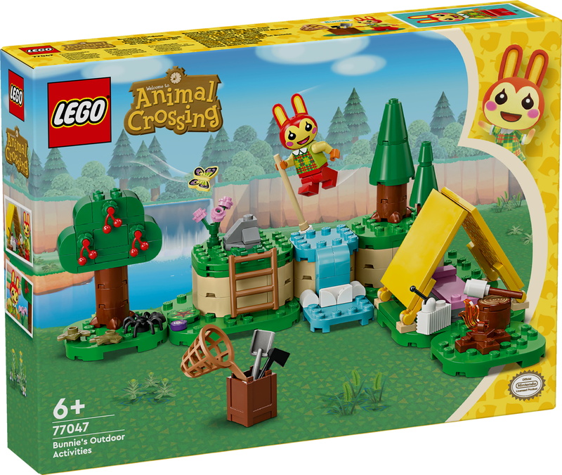 Lego animal crossing bunnie's outdoor activities 77047 for ages 6+ 164pcs, , medium-null