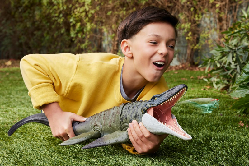 Jurassic world rebirth bite n blast mosasaurus, , medium-null