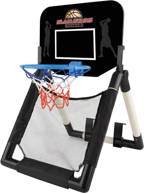 Slam stars door to floor basketball set