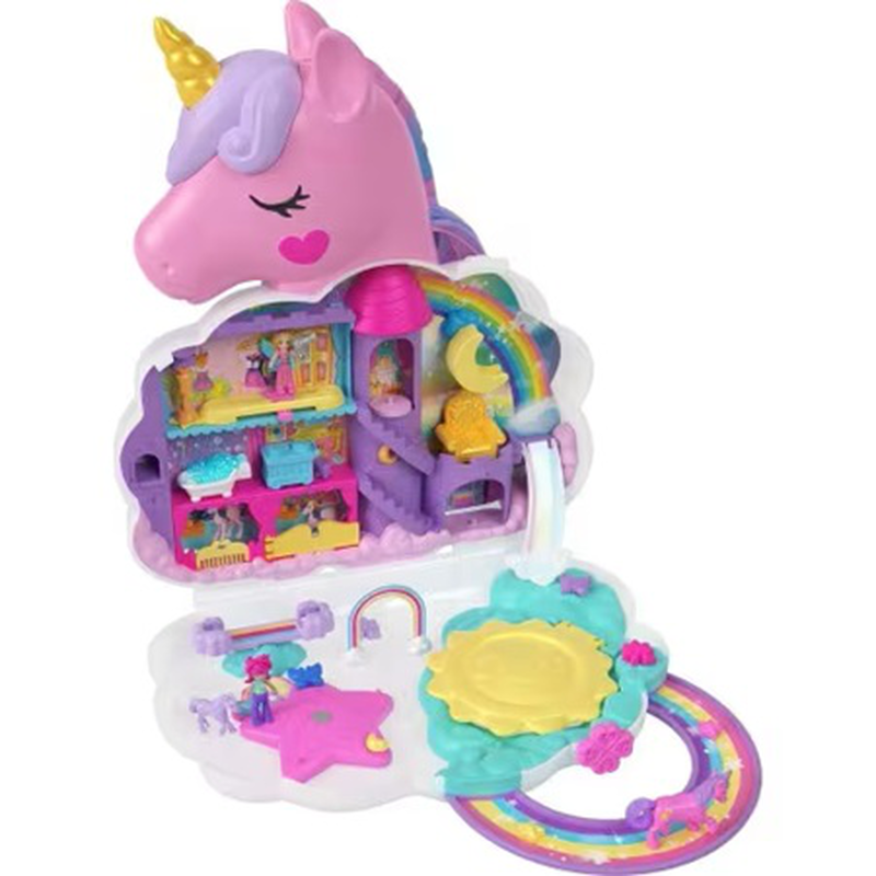Polly pocket rainbow unicorn salon (hkv51 ) 4y+, , medium-null