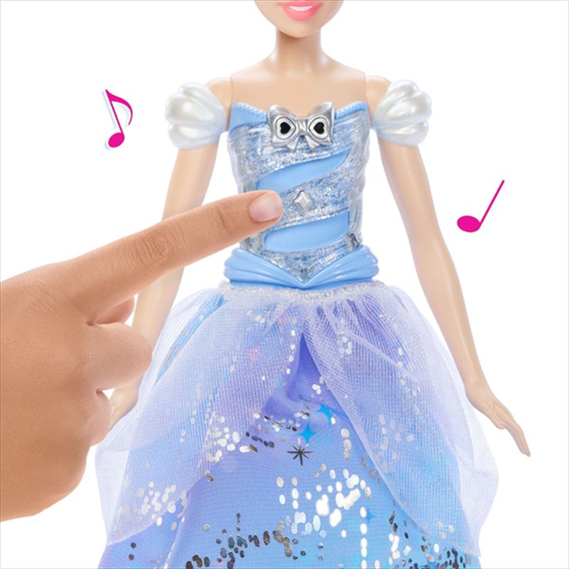 Disney princess - cinderella doll with magic wand jbf94, , medium-null