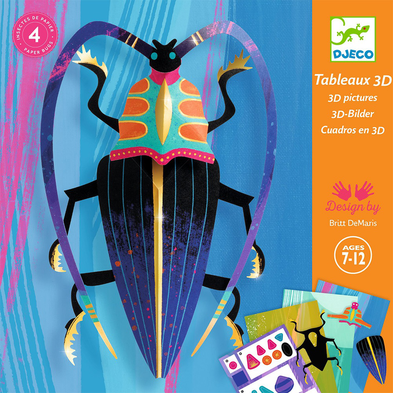 Product image: Djeco paper bugs, , medium-null