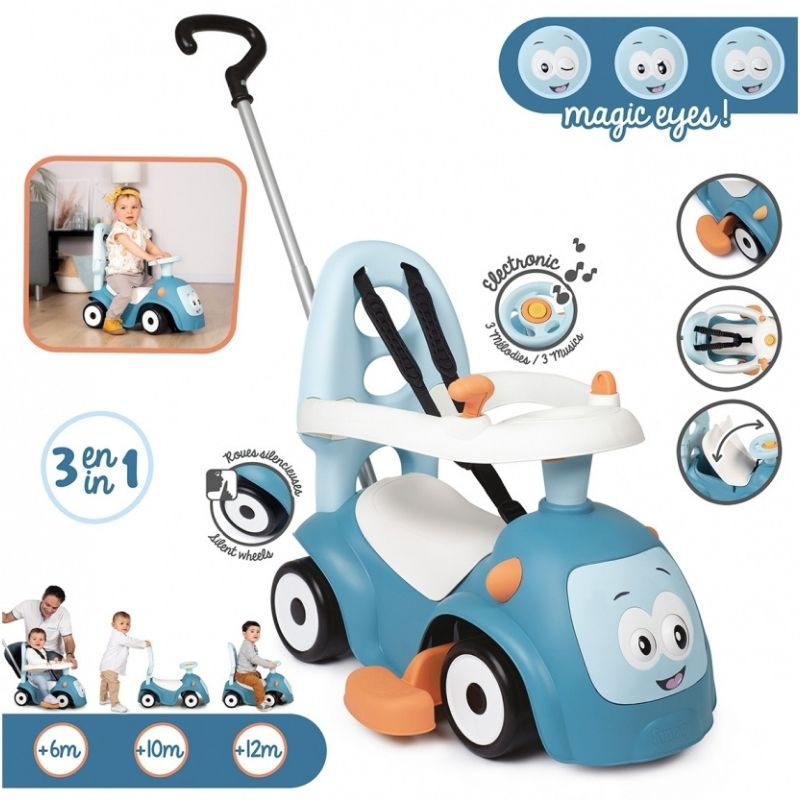 Smoby maestro ride-on blue 720304, , medium-null