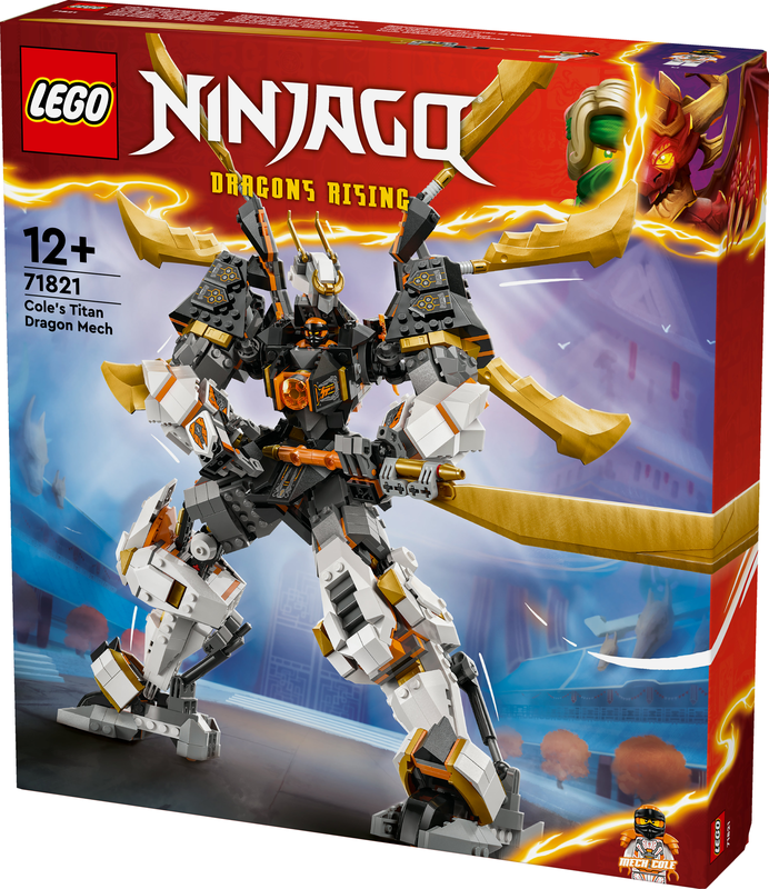 Lego ninjago cole's titan dragon mech 71821 &gamma;&iota;&alpha; &eta;&lambda;&iota;&kappa;ί&epsilon;&sigmaf; 12+ 1055&tau;&mu;&chi;, , medium-null