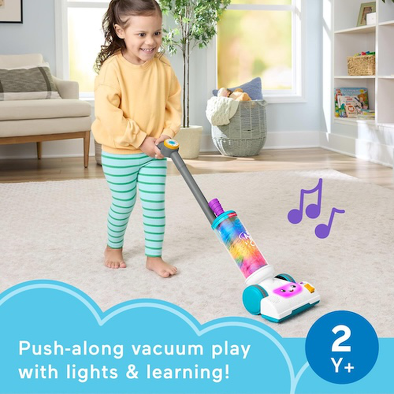 Fisher-price toddler toy laugh & learn 2-in-1 vacuum (jmm35) 2y+, , medium-null