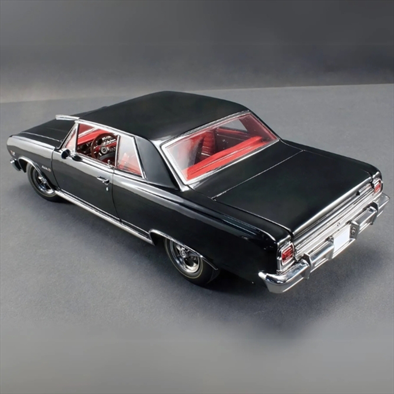Product image: Acme diecast 1/18 1965 chevrolet malibu z16, black with red interior, , medium-null