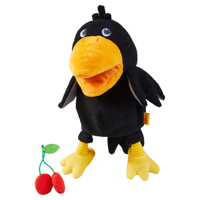 Haba glove puppet theo the raven, , medium