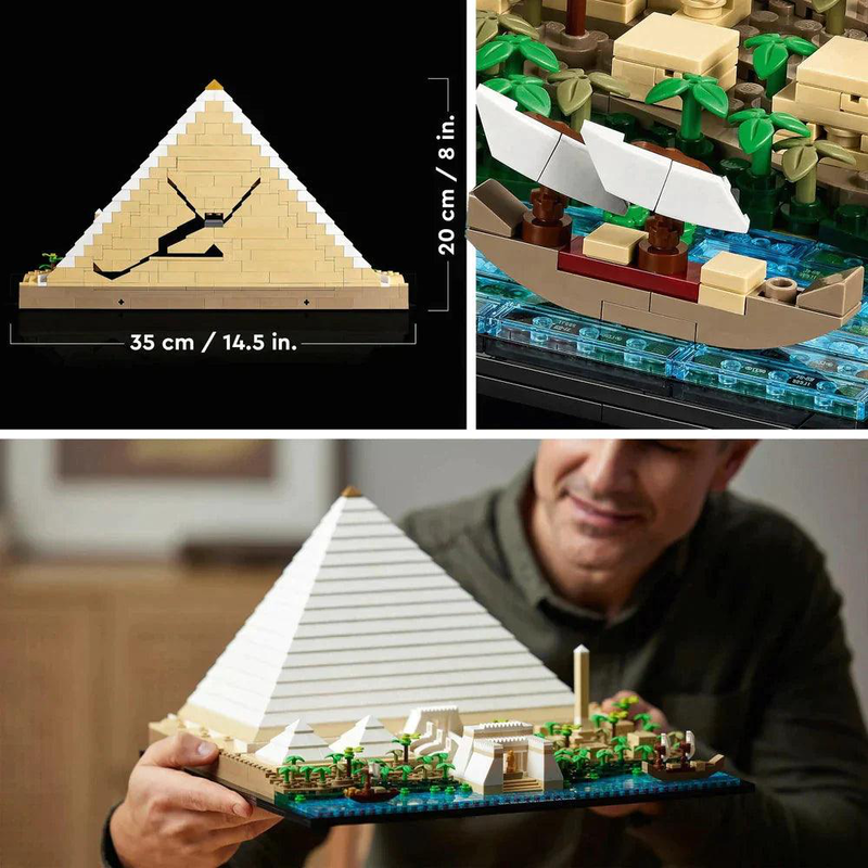 Product image: Lego architecture 21058 great pyramid of giza set for adults-null