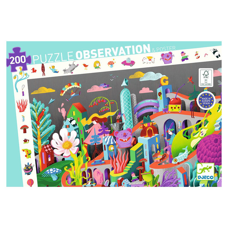 200pcs strange city puzzle-null