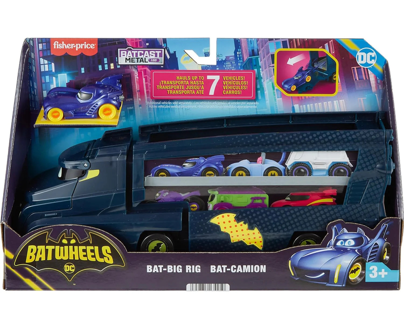 Fisher-price dc batwheels bat-big rig, , medium-null