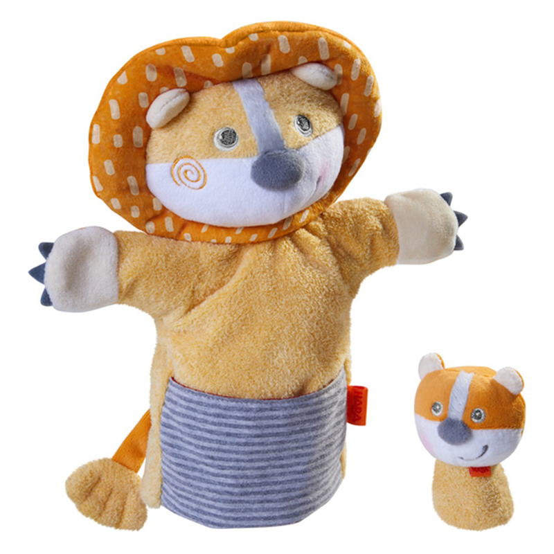 Haba puppet lion with cub, , medium-null