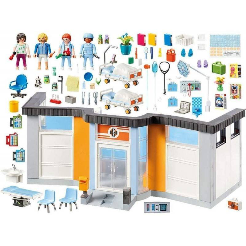 Playmobil 70191 city life furnished hospital wing, , medium image number null