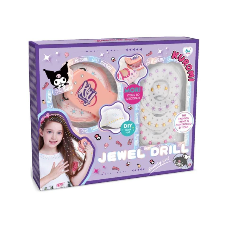 Kuromi jewel drill δημιουργικό σετ διακόσμησης μαλλιών, ρούχων & αξεσουάρ με στρασάκια, 6+ ετών, , medium-null