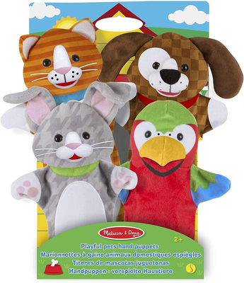 Melissa & doug playful pets hand puppets, , medium