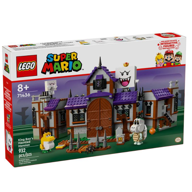 Product image: Lego 71436 super mario- king boos haunted mansion, , medium-null