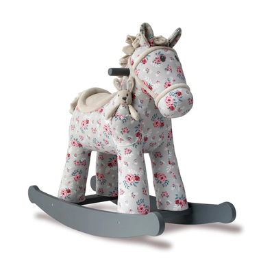 Little bird told me lily & rose rocking horse