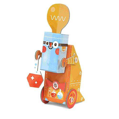 Krooom scientist robot, , medium