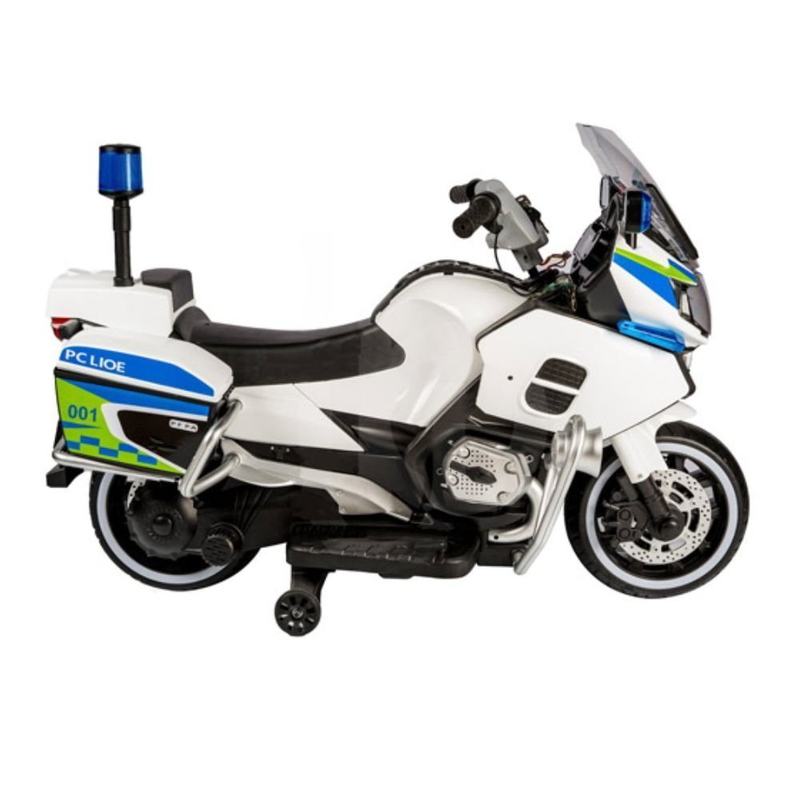 Product image: Ηλεκτροκίνητη παιδική αστυνομική μοτοσικλέτα 12v με φώτα, ήχους & bluetooth, , medium-null