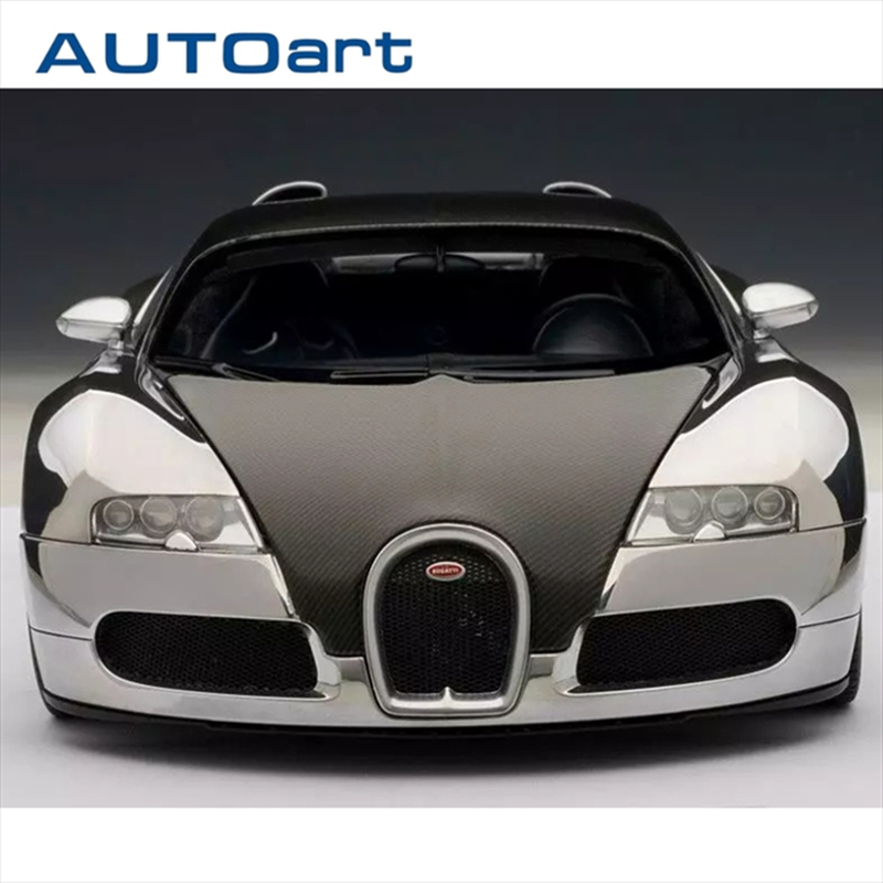 Product image: Autoart 1/18 bugatti veyron 16.4 pur sang edition, chrome/black, , medium-null