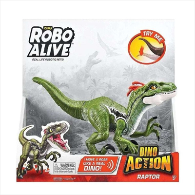 Zuru robo alive action raptor 7172, , medium