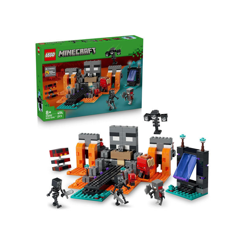 Lego minecraft wither battle, , medium-null