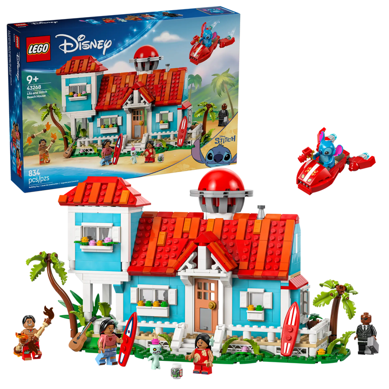 Product image: Lego disney 43268 lilo and stitch beach house, , medium-null
