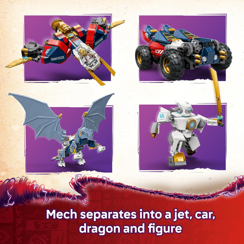 Lego ninjago zane's ultra combiner mech, , medium-null