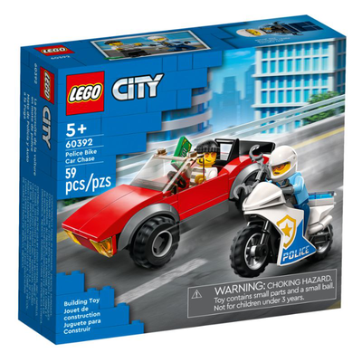 Lego 60392 city - police bike car chase, , medium