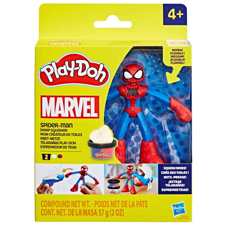 Play-doh marvel stretch action figures - assorted, , medium image number null