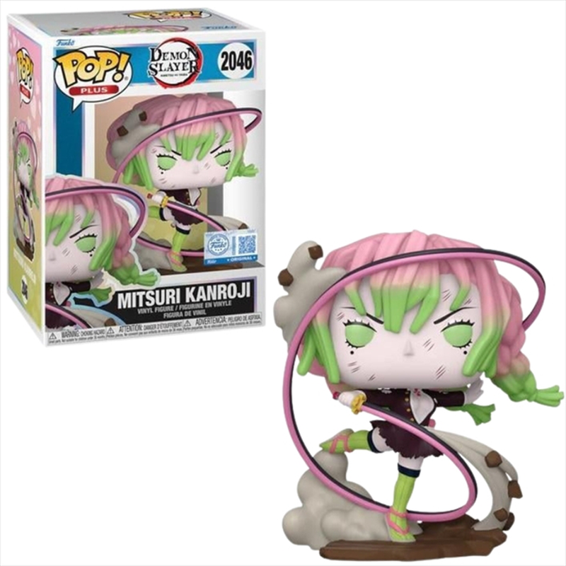 Funko pop! Plus: demon slayer - mitsuri kanroji with sword special edition #2046 vinyl figure, , medium-null