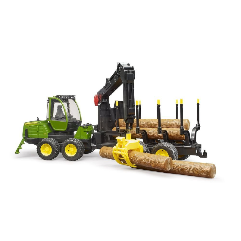 Product image: Bruder 02133 john deere 1210e forwarder με 4 κορμούς δέντρων & γάντζο, , medium-null