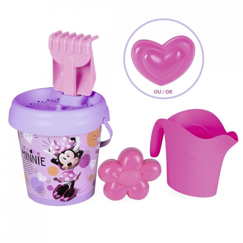 Smoby minnie sand bucket set with watering can 7600862197, , medium-null