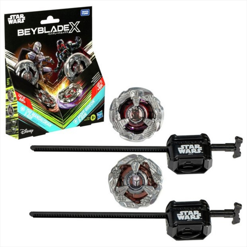 Beyblade x und star wars collab mandalorian and moff gideon multipack set hasbro, , medium-null