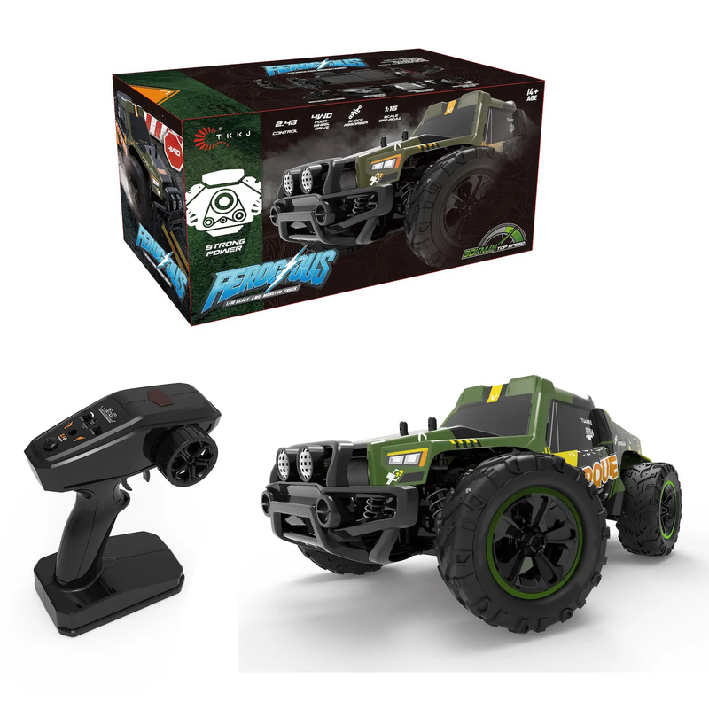 Ferocious rc remote controlled four-wheel drive monster truck image number null