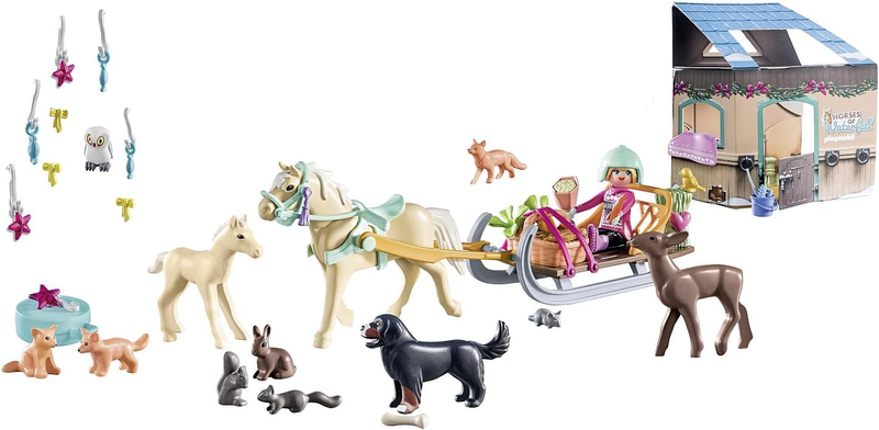 Playmobil horses of waterfall advent calendar, , medium-null