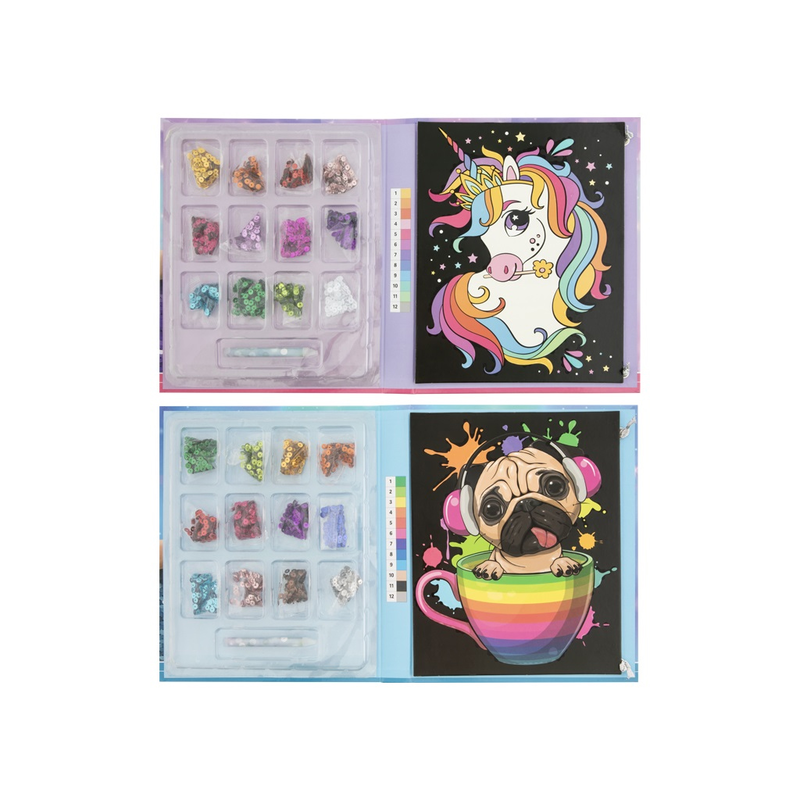 Creative set sequins art, , medium-null