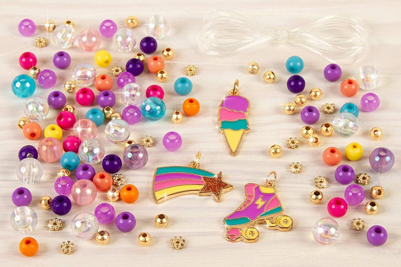 Make it real rainbow dream jewellery diy charm bracelet making kit, , medium-null