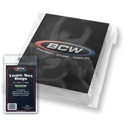 Bcw - reselable team set bags - 100 pcs, , medium