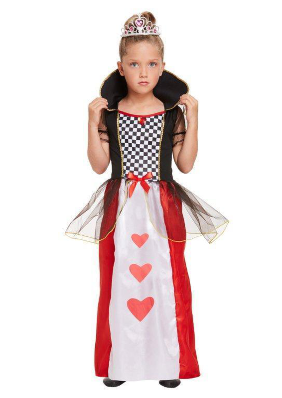 Children's queen of hearts costume, , medium-null