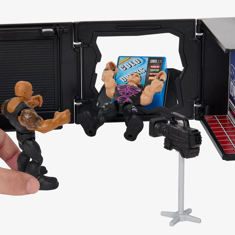 Wwe knuckle crunchers final boss microphone playset, , medium-null