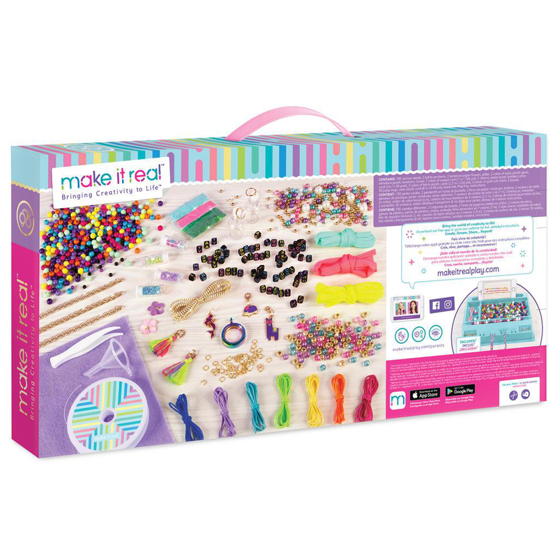 Make it real mega jewellery studio - diy bead necklace and bracelet making kit, , medium-null