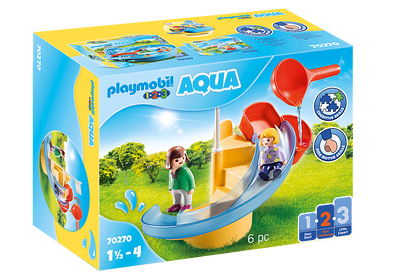 Playmobil 70270 - 1.2.3 aqua water slide, , medium