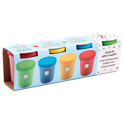 Djeco 4 tubs of play dough