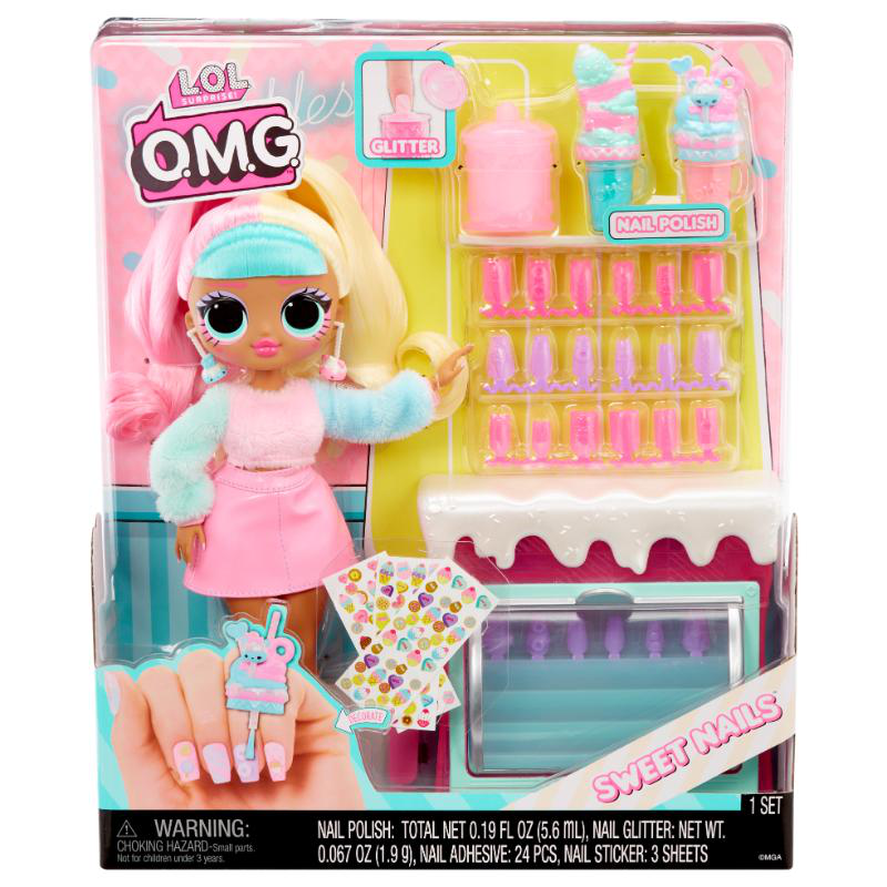 Lol surprise omg sweet nails candylicious, , medium-null