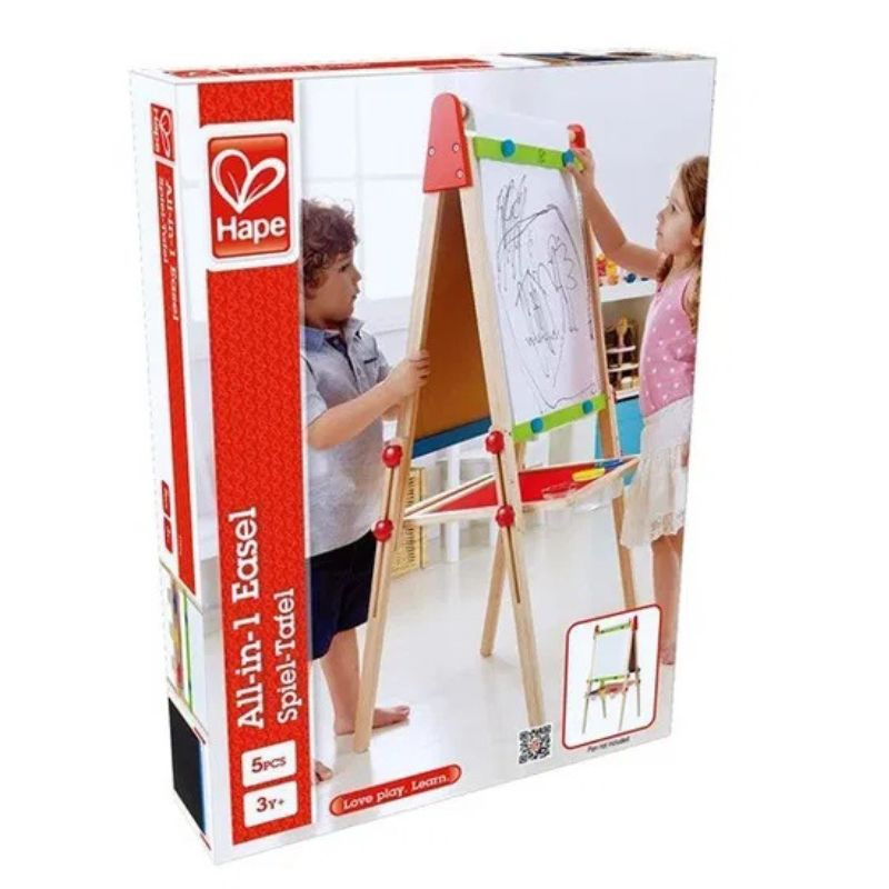 Hape early explorer wooden table all-in-one easel e1010, , medium-null